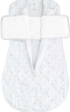 Dreamland Baby Dream Weighted Swaddle (Gen 2) - Classic Grey Stars, 0-6 months