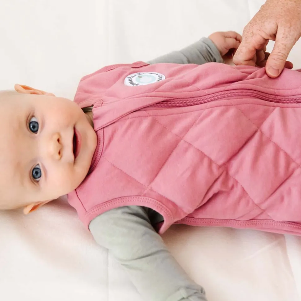 Dreamland Baby Dream Weighted Sleep Sack - Dusty Rose, 6-12 months