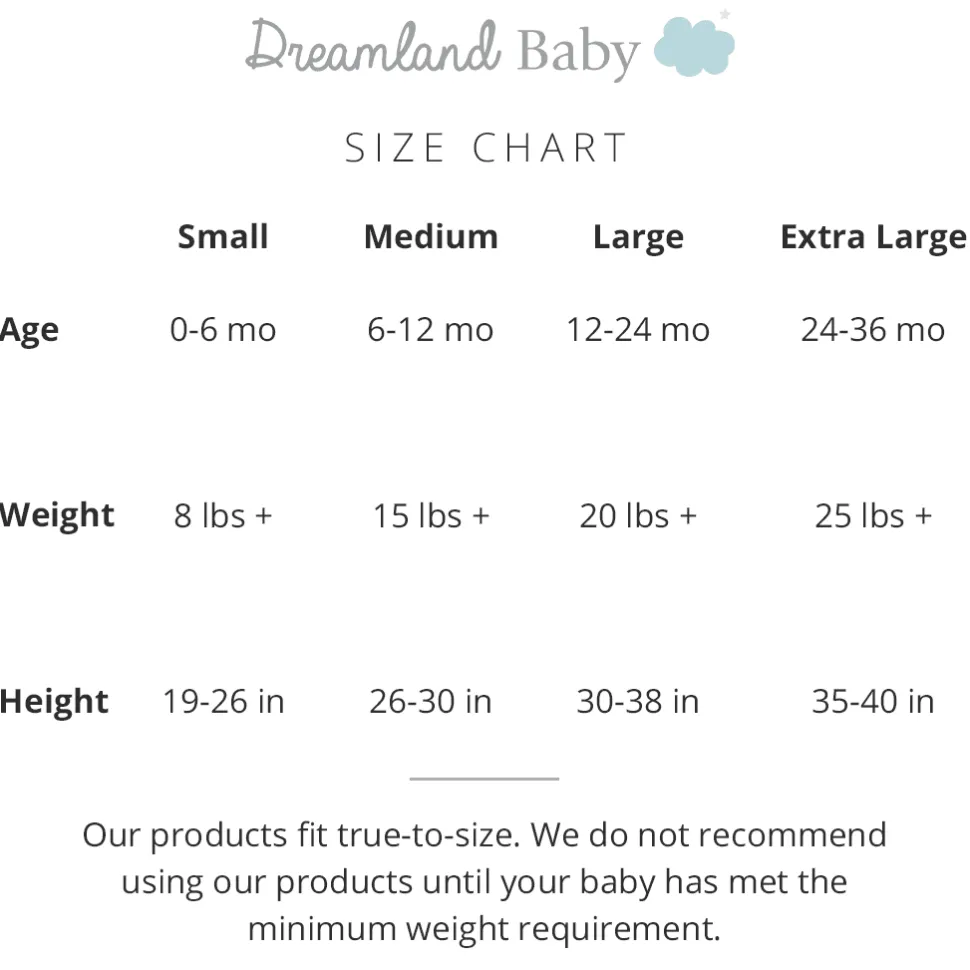 Dreamland Baby Dream Weighted Sleep Sack - Ocean Blue, 12-24 months