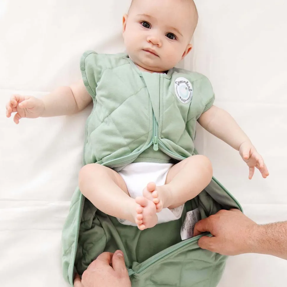 Dreamland Baby Dream Weighted Swaddle (Gen 2) - Sage Green, 0-6 months