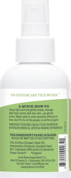 Earth Mama Calendula Baby Oil, 4 fl. oz.