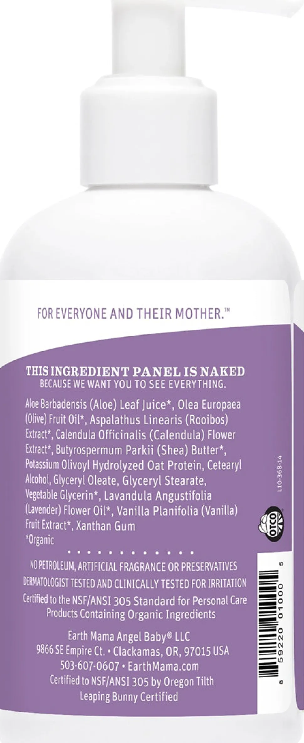 Earth Mama Calming Lavender Baby Lotion, 8 fl. oz.