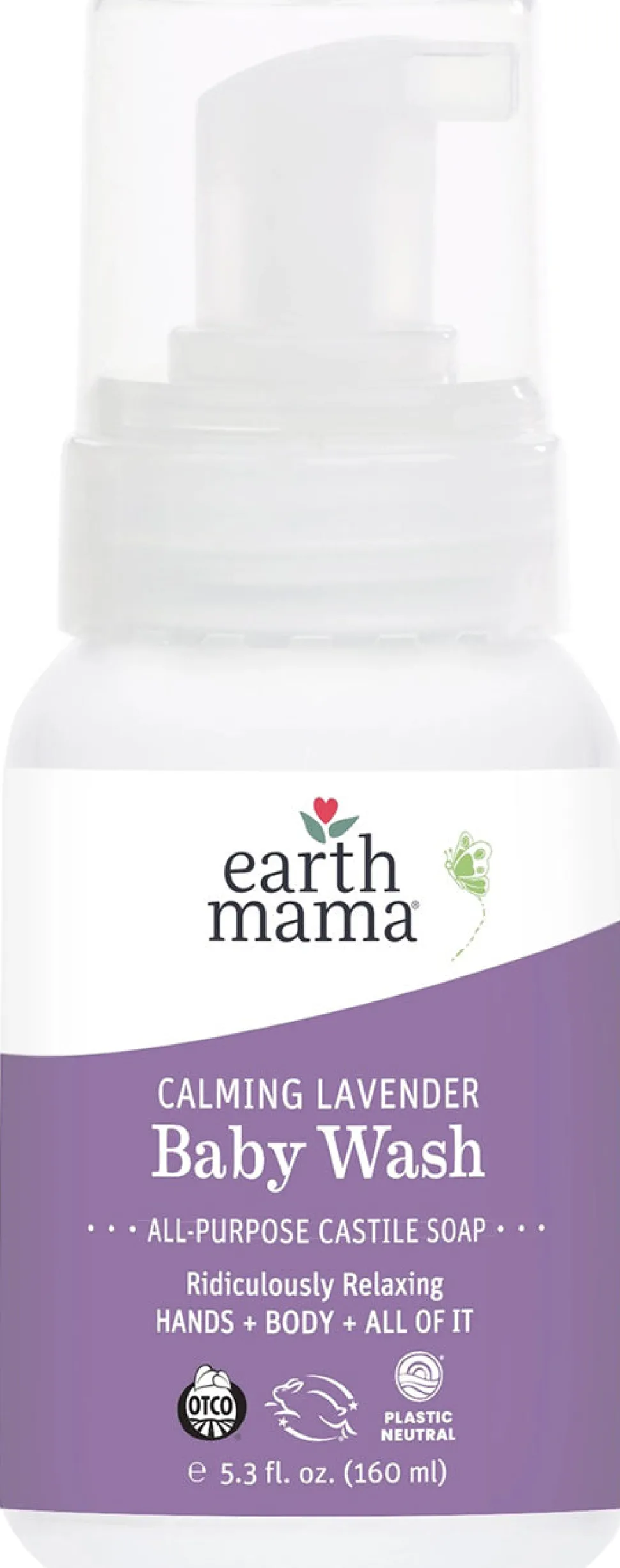 Earth Mama Ridiculously Relaxing Lavender Baby Wash and Lotion Bundle