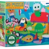eeBoo 20 Piece Big Puzzle - Pets in Motion