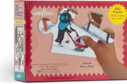 eeBoo 20 Piece Big Puzzle - Holiday Village