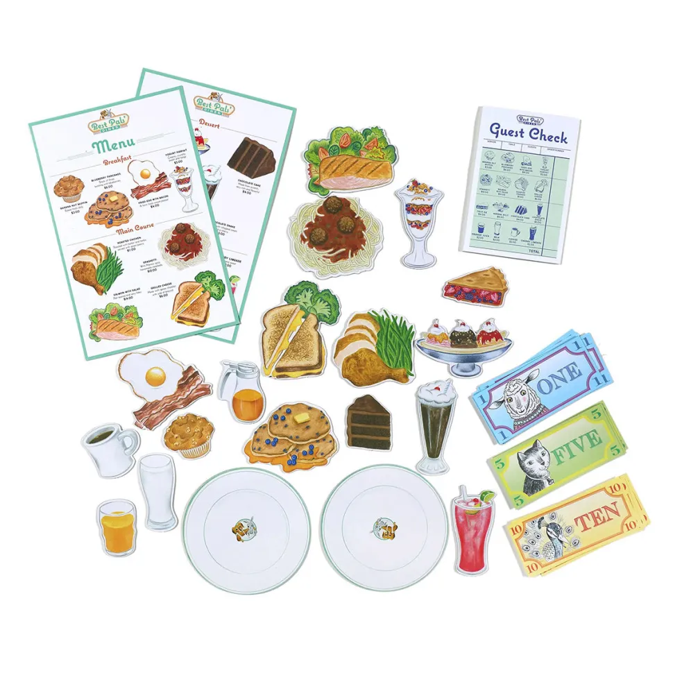 eeBoo Pretend Play Set - Best Pals Diner