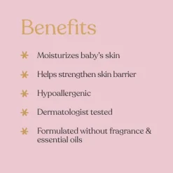 EllaOla Hydrating Baby Lotion, Fragrance Free
