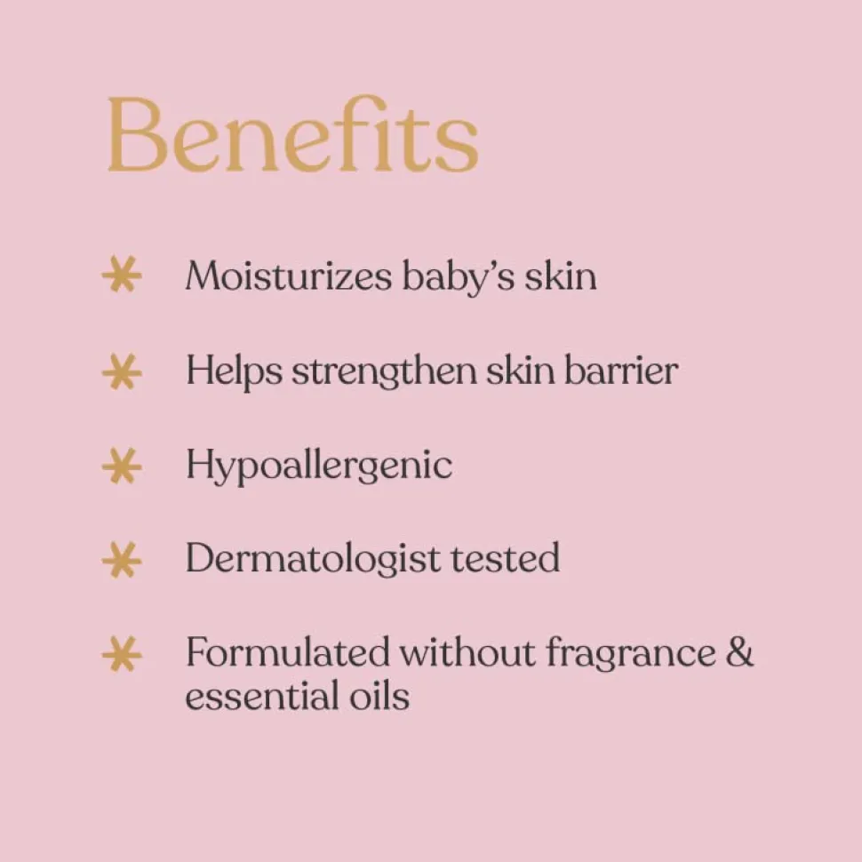 EllaOla Hydrating Baby Lotion, Fragrance Free
