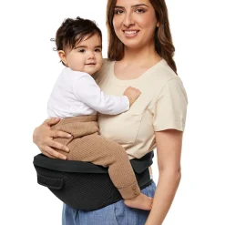 Ergobaby Alta Hip Seat Mesh Baby Carrier - Onyx Black