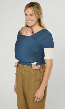 Ergobaby Aura Wrap, Sustainable Knit - Twilight Navy