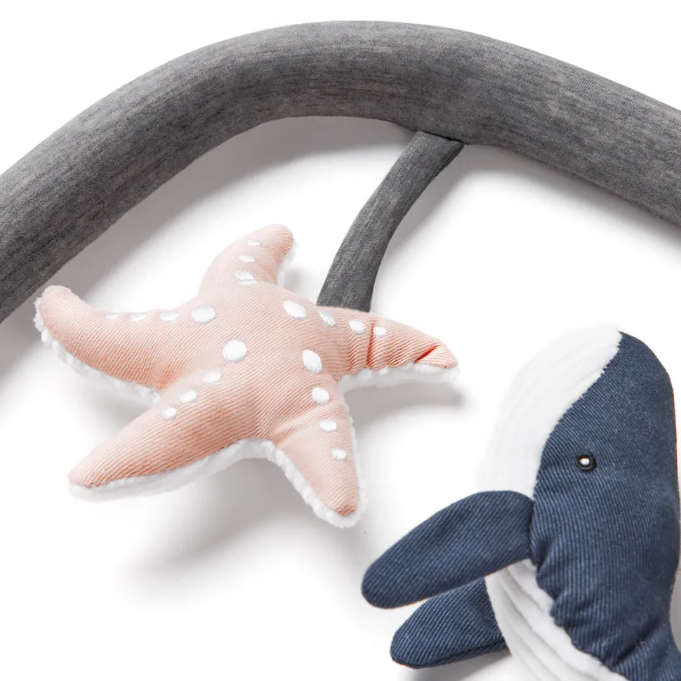 Ergobaby Evolve Bouncer Toy Bar - Ocean Wonders Charcoal Grey