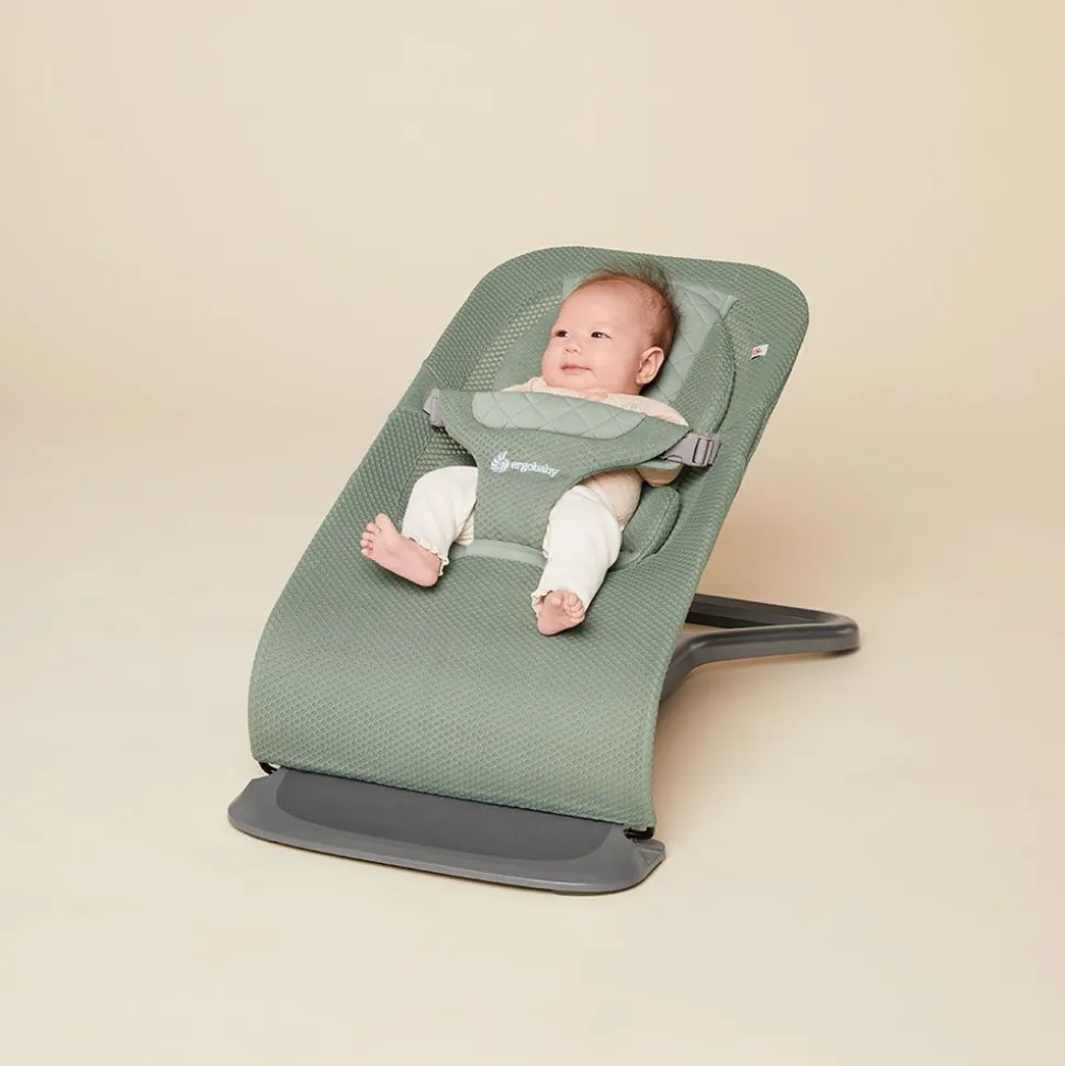 Ergobaby 3-in-1 Evolve Mesh Bouncer - Sage Green