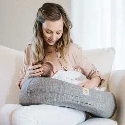 Ergobaby Natural Curve Nursing Pillow - Heathered Grey