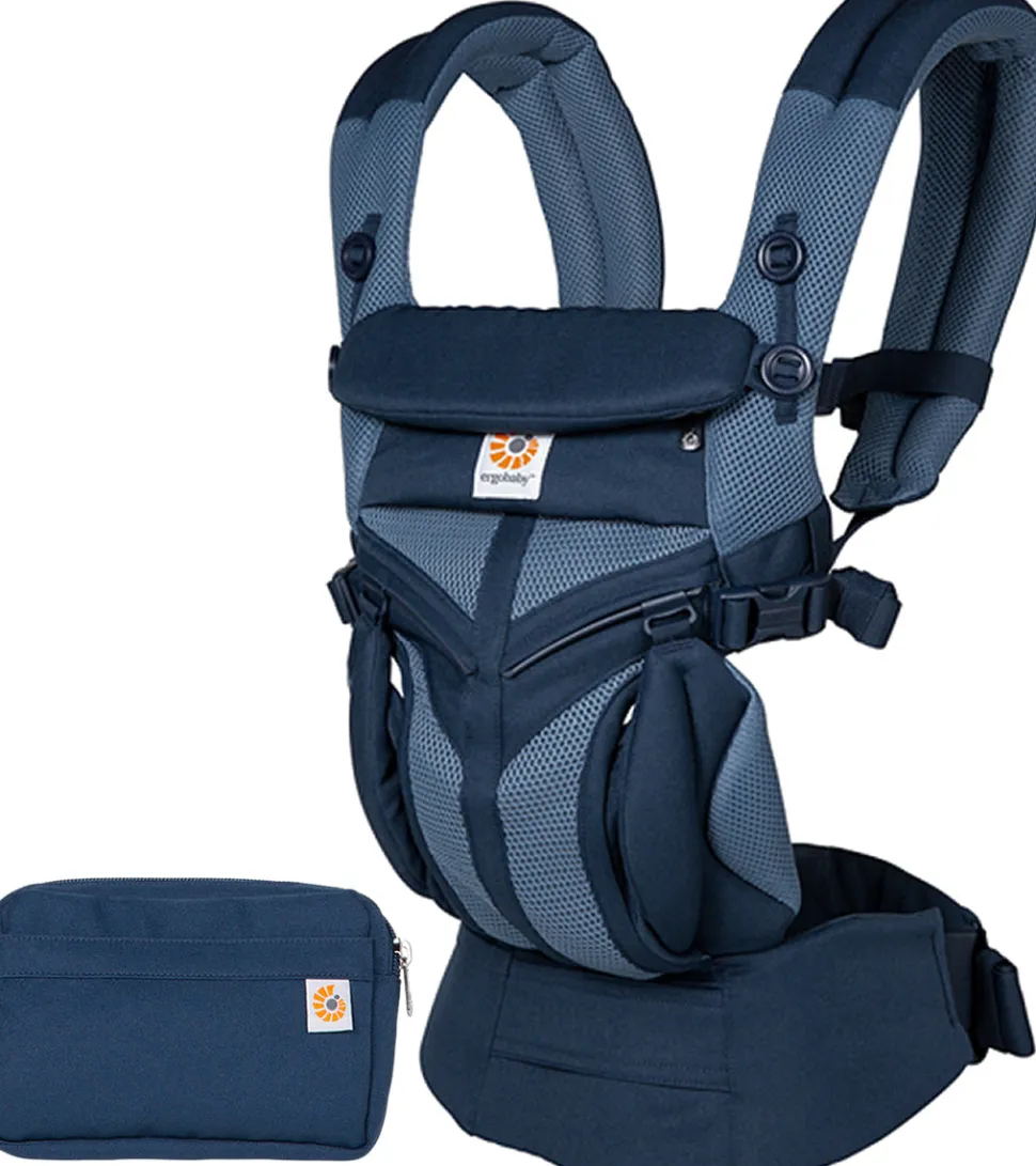Ergobaby Omni 360 Cool Air Mesh Baby Carrier - Tones of Blue