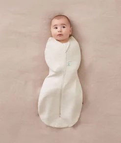 ergoPouch Cocoon Swaddle Sack 1.0 TOG - Oatmeal Marle, 3-6 Months