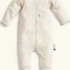 ergoPouch Layers Long Sleeve Romper 1.0 TOG - Oatmeal Marle, 0-3 Months