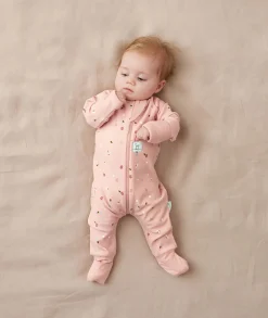 ergoPouch Layers Long Sleeve Romper 1.0 TOG - Daisies, 0-3 Months