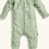 ergoPouch Layers Long Sleeve Romper 1.0 TOG - Willow, 0-3 Months