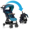 Evenflo GOLD Otto Self-Folding Lightweight Travel Stroller - Sapphire Blue