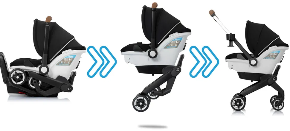 Evenflo GOLD Shyft DualRide Infant Car Seat and Stroller Combo - Onyx Black