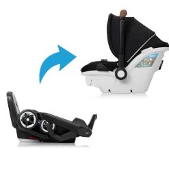 Evenflo GOLD Shyft DualRide Infant Car Seat and Stroller Combo - Onyx Black