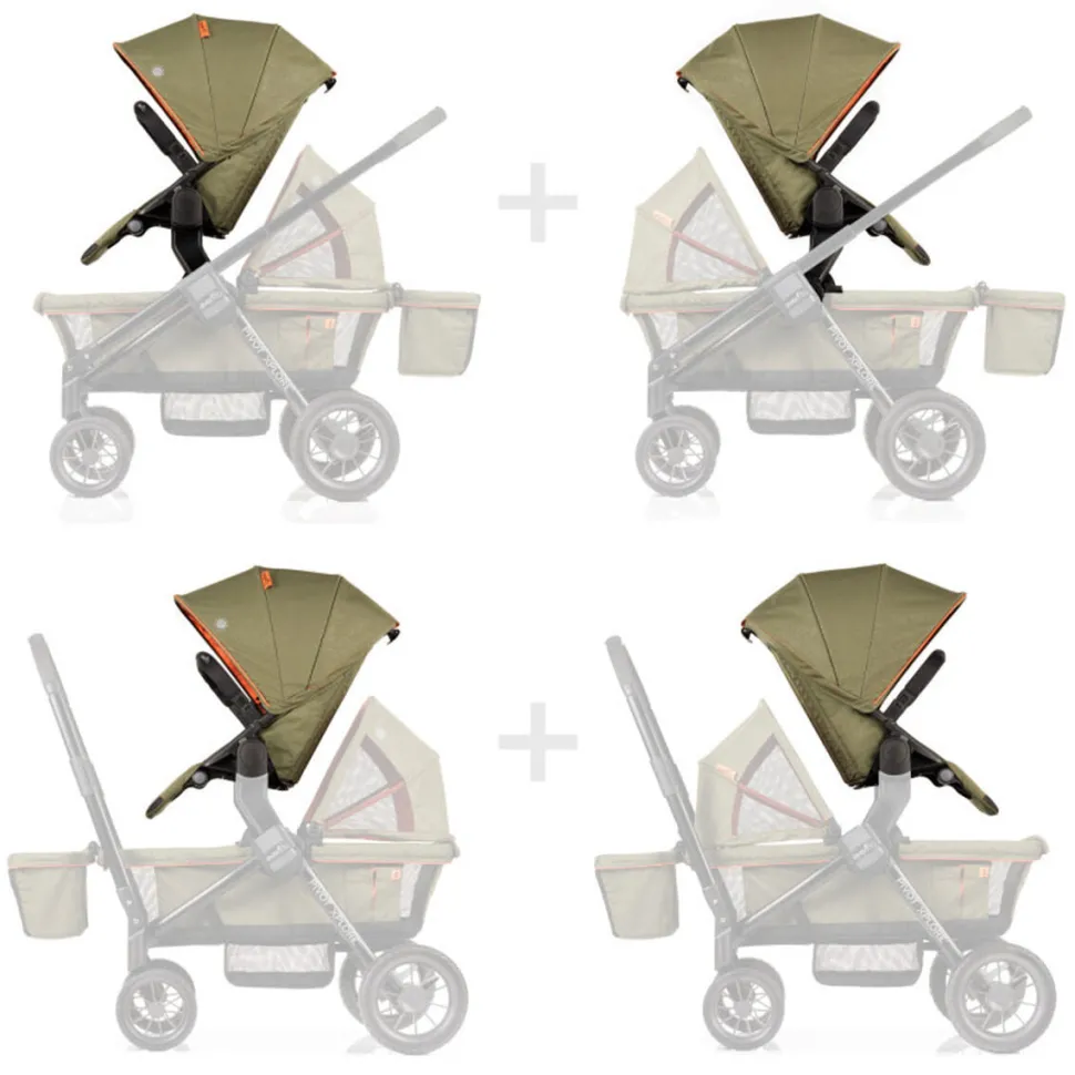 Evenflo Pivot Xplore Stroller Wagon Second Seat - Gypsy