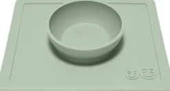 EZPZ Happy Mat Placemat & Bowl - Sage