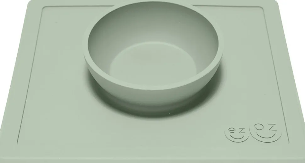 EZPZ Happy Mat Placemat & Bowl - Sage