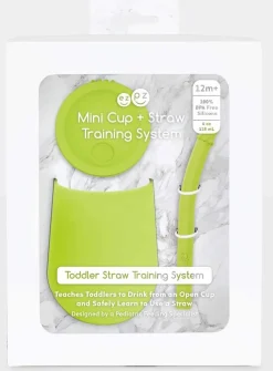 EZPZ Mini Cup Training Cup + Straw Training System - Lime