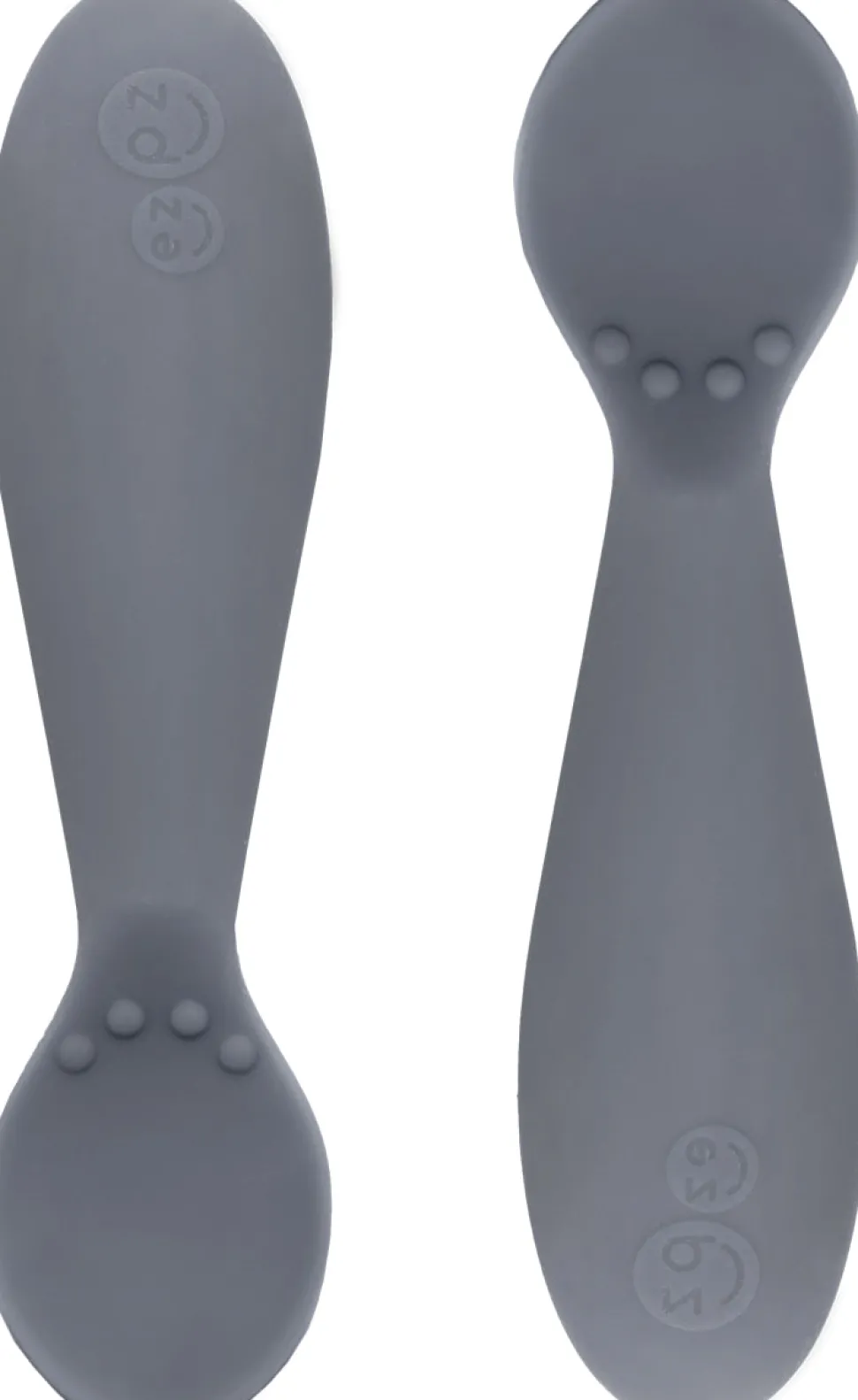 EZPZ Tiny Spoon, Twin Pack - Gray