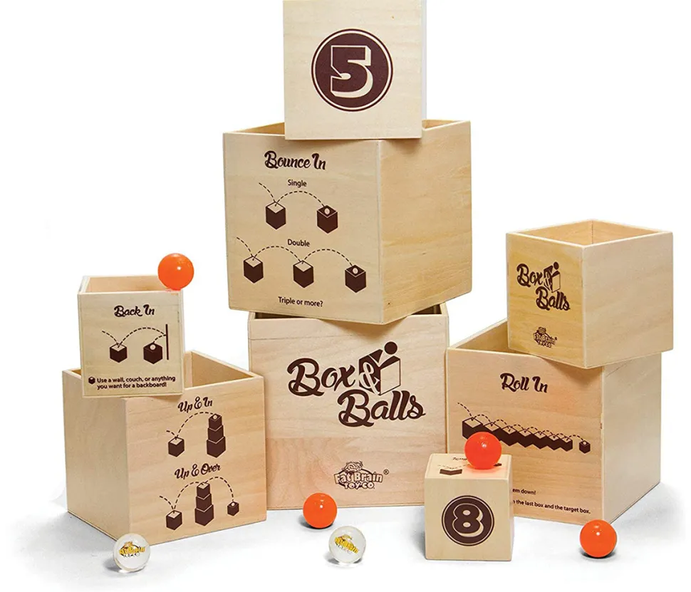 Fat Brain Toys Box & Balls