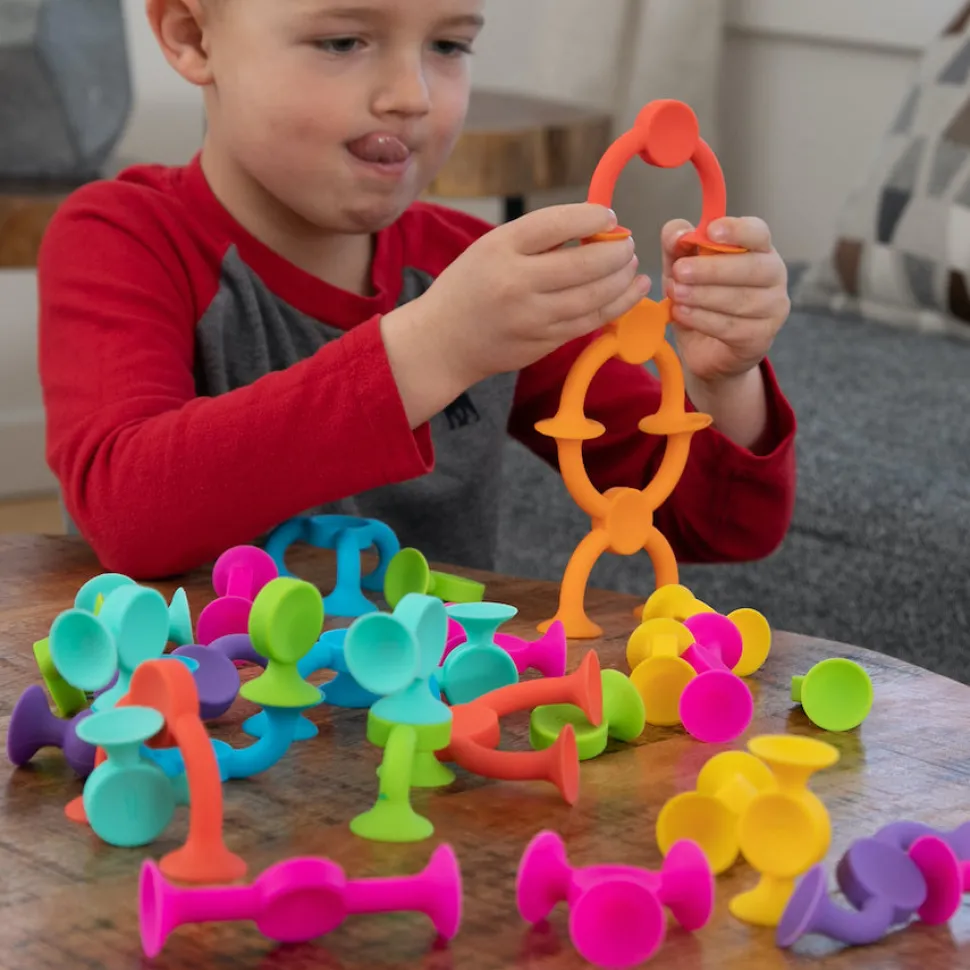 Fat Brain Toys Squigz 2.0, 36 piece