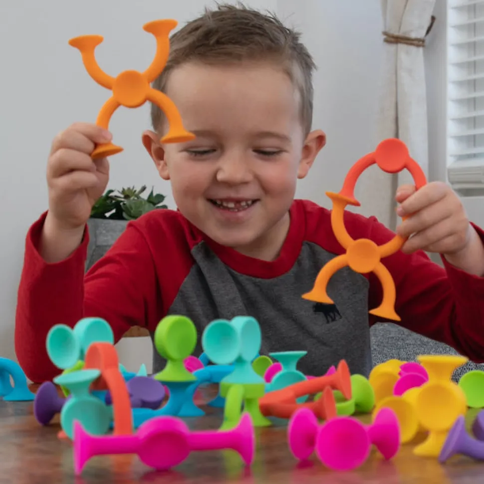 Fat Brain Toys Squigz 2.0, 36 piece