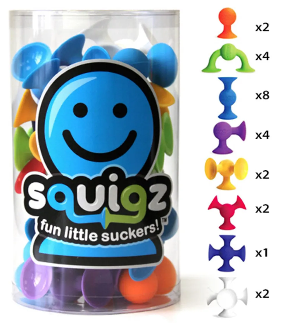 Fat Brain Toys Squigz Starter Set (24pc)
