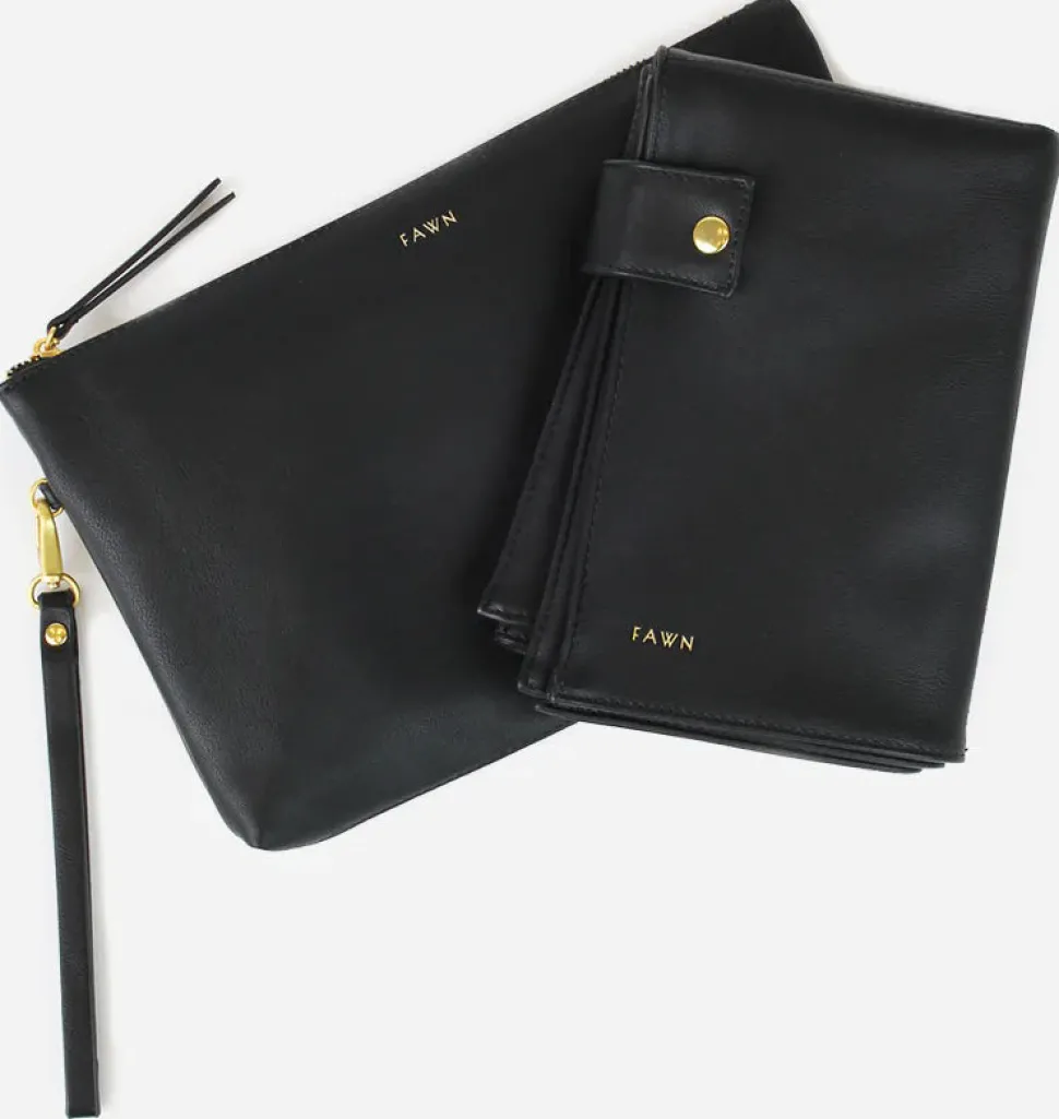 Fawn Design Changing Clutch - Black Matte