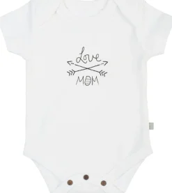 Finn+Emma Lap Shoulder Bodysuit, 6-9m - White