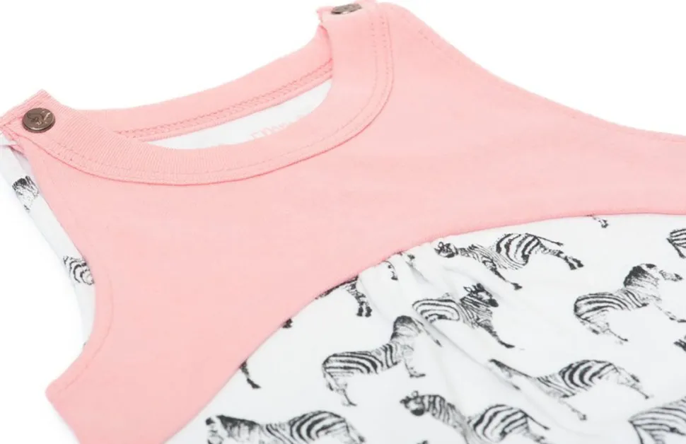 Finn+Emma Romper, 3-6m - Zebras