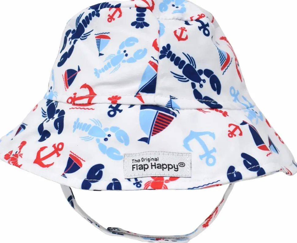 Flap Happy UPF50+ Bucket Sun Hat, Large (12-24m) - Sunday Sails