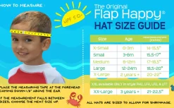 Flap Happy UPF50+ Bucket Sun Hat, X-Large (2+ years) - Artsy Sharks