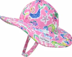 Flap Happy UPF50+ Summer Splash Swim Hat, Small (3-6m) - Mystic Mermaids