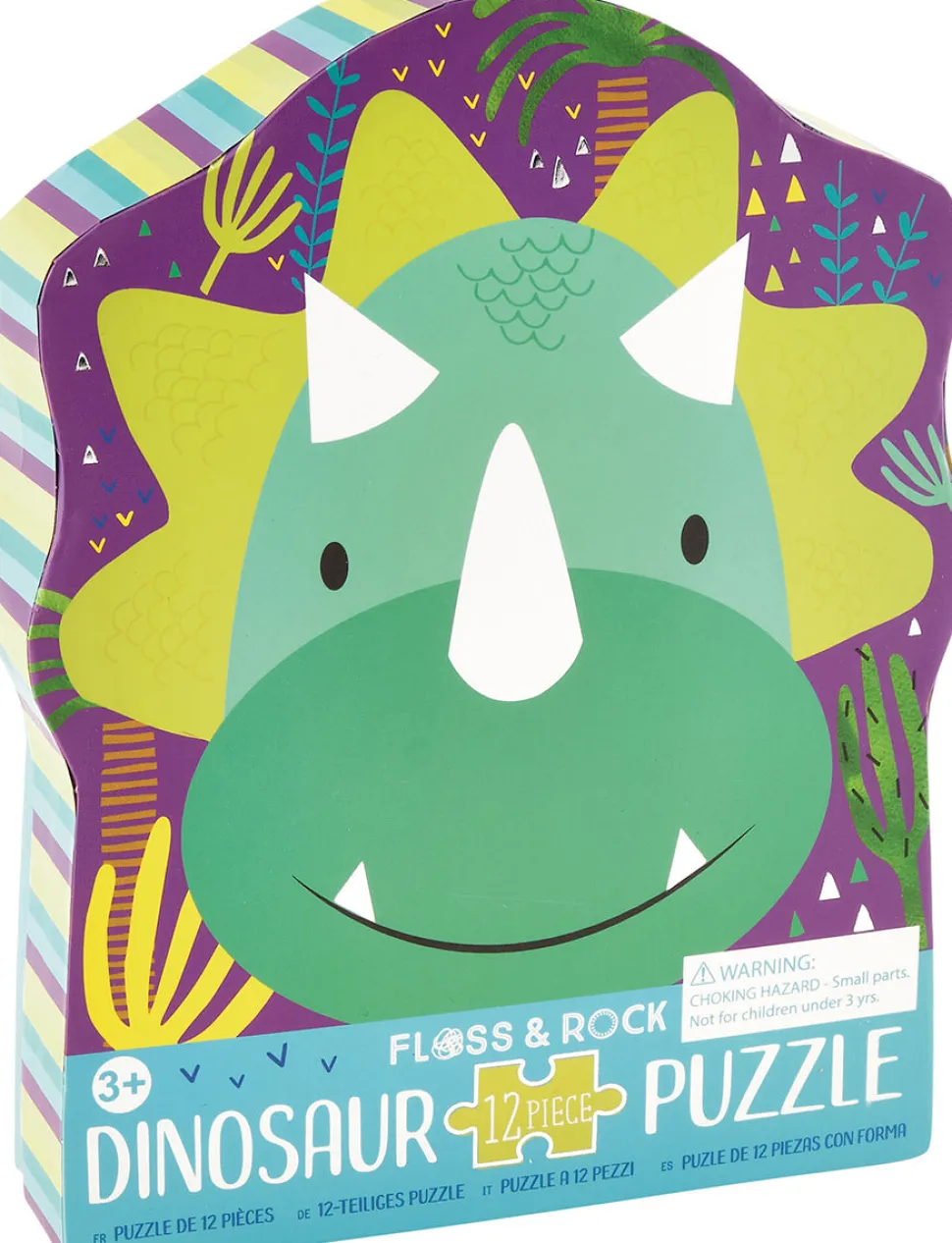 Floss & Rock 12pc Puzzle - Dinosaur