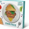 Fred & Friends Food Face Plate - Mr. Food - Brown