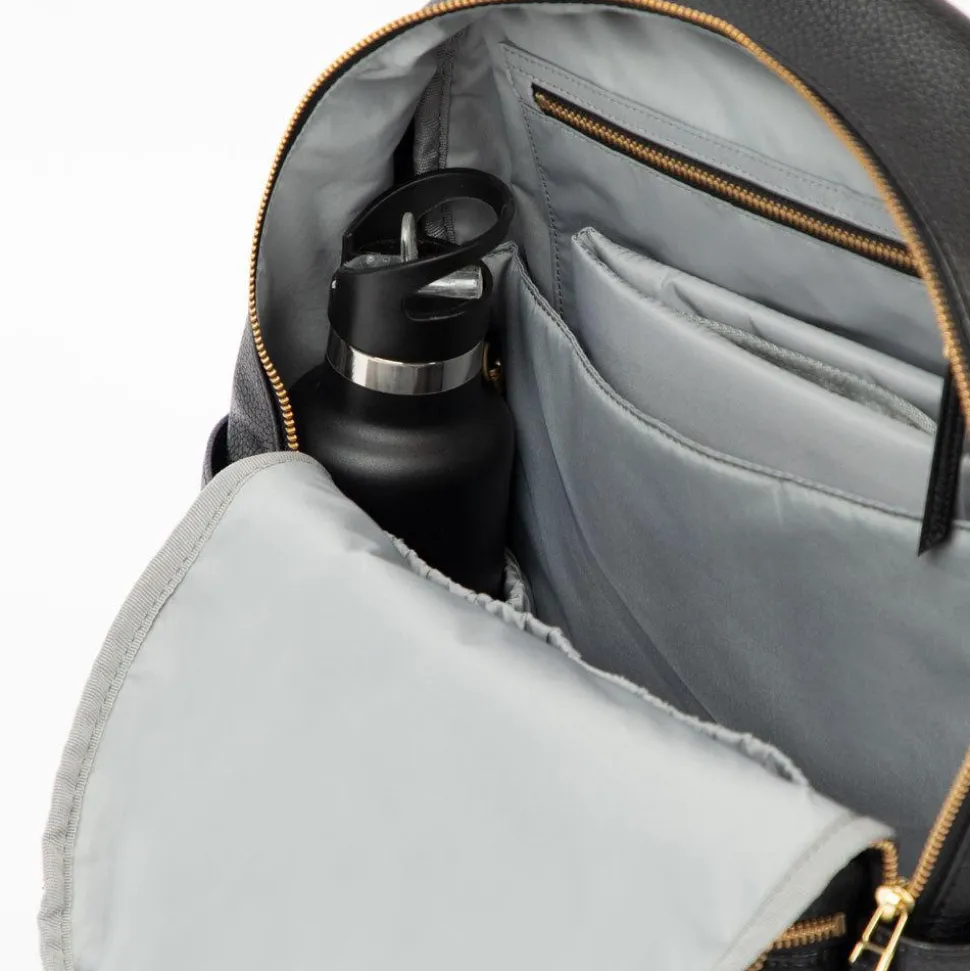 Freshly Picked Classic City Pack II Backpack Diaper Bag - Ebony