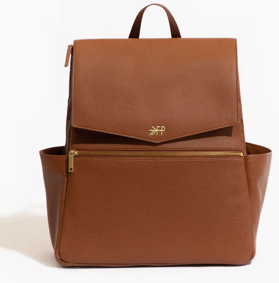 Freshly Picked Classic Diaper Bag II - Cognac