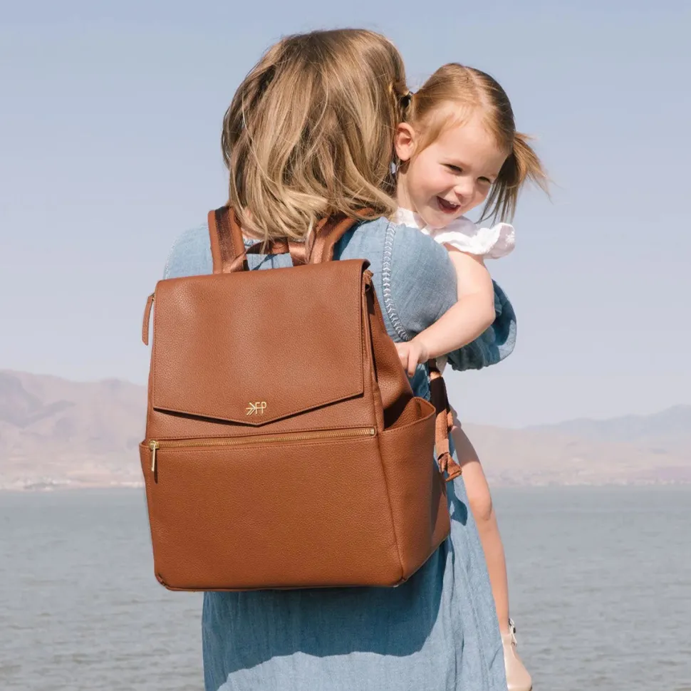 Freshly Picked Classic Diaper Bag II - Cognac