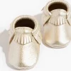 Freshly Picked Classic Moccasins, Size 3 - Platinum