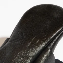 Freshly Picked Knotted Bow Moccasins, Size 2 - Ebony