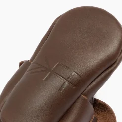Freshly Picked Knotted Bow Moccasins, Size 2 - Espresso