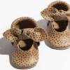 Freshly Picked Knotted Bow Moccasins Mini Sole V2, Size 5 - Almond Speckles