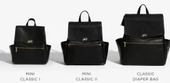 Freshly Picked Mini Classic Diaper Bag II - Ebony